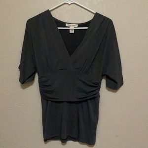 White House Black Market grey shirt